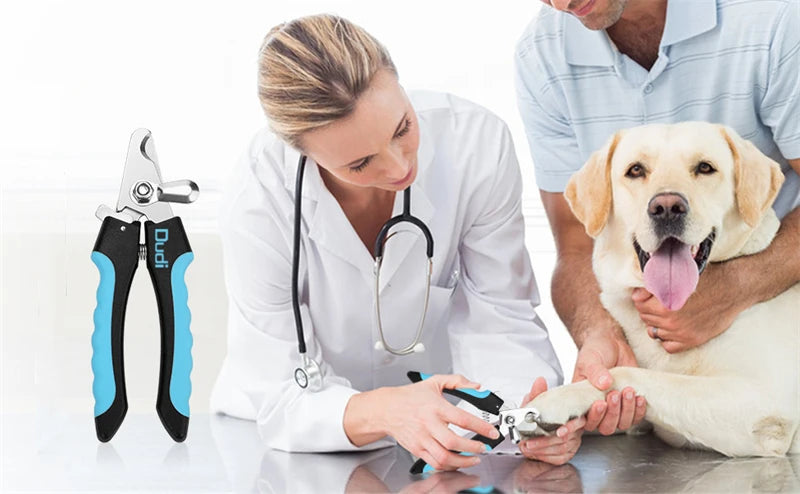Professional Pet Nail Clipper with Safety Guard Stainless Steel Scissors Cat Dog for Claw Care Grooming Supplies Size Fits