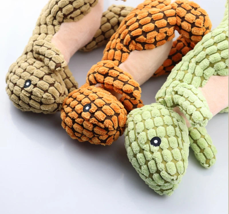 Animals Shape Plush Dog Toy Bite Resistant Squeaky Toys for Small Dogs Interactive Chew Molar Toy Sound Pet Accessories