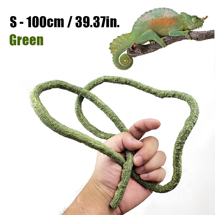 Reptile Landscaping Vine Fake Branches Rainforest