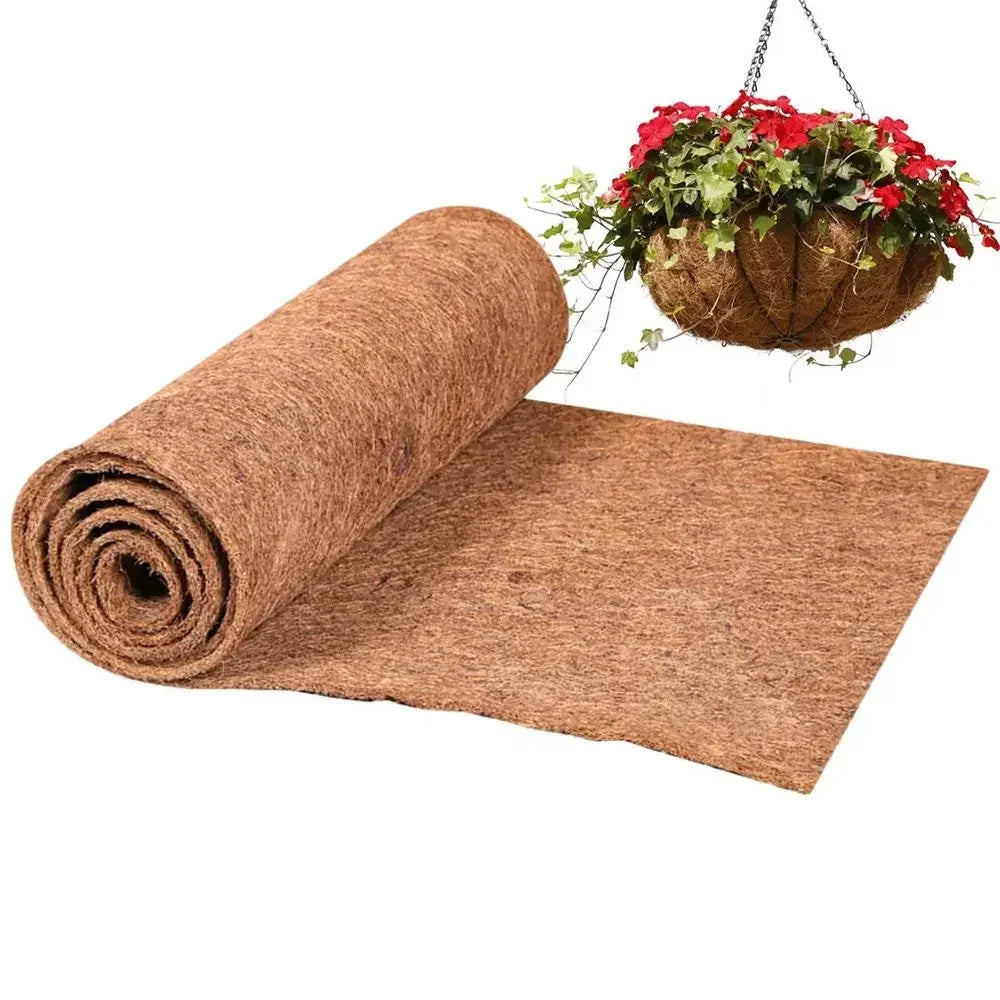 Reptile Carpet Natural Coconut Fiber Coir Tortoise Mat For Pet Terrarium Liner Reptile Supplie Lizard Snake Gardening Pot Carpet
