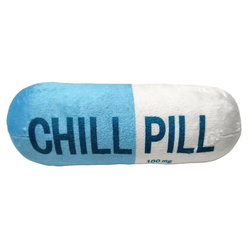 Vocal pet plush toy chill pill Capsule shape plush dog toy Vocal fabric bite Resistant