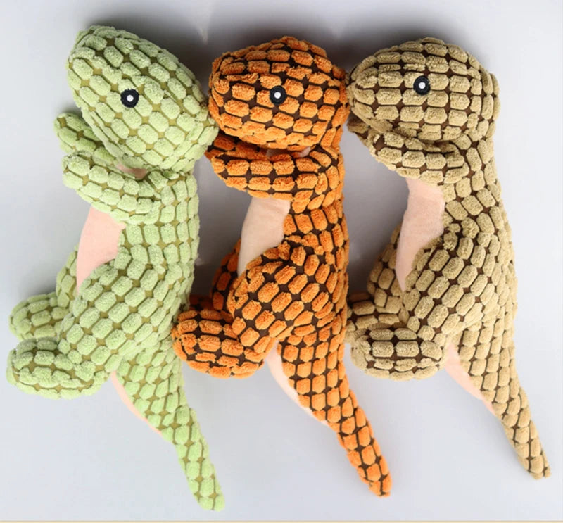 Animals Shape Plush Dog Toy Bite Resistant Squeaky Toys for Small Dogs Interactive Chew Molar Toy Sound Pet Accessories