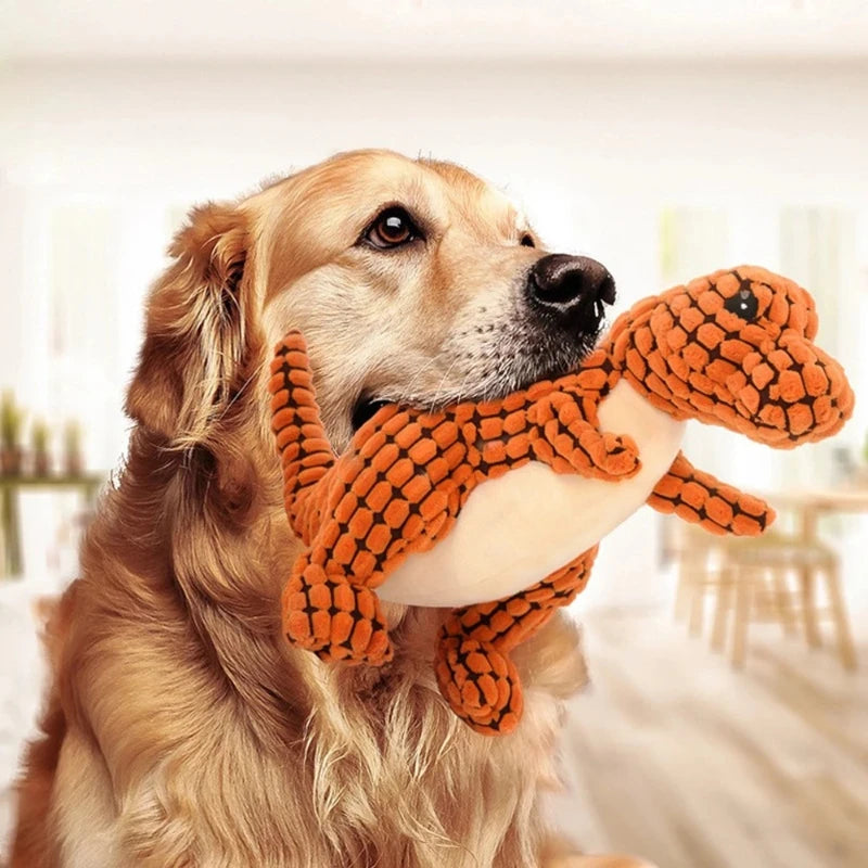 Animals Shape Plush Dog Toy Bite Resistant Squeaky Toys for Small Dogs Interactive Chew Molar Toy Sound Pet Accessories