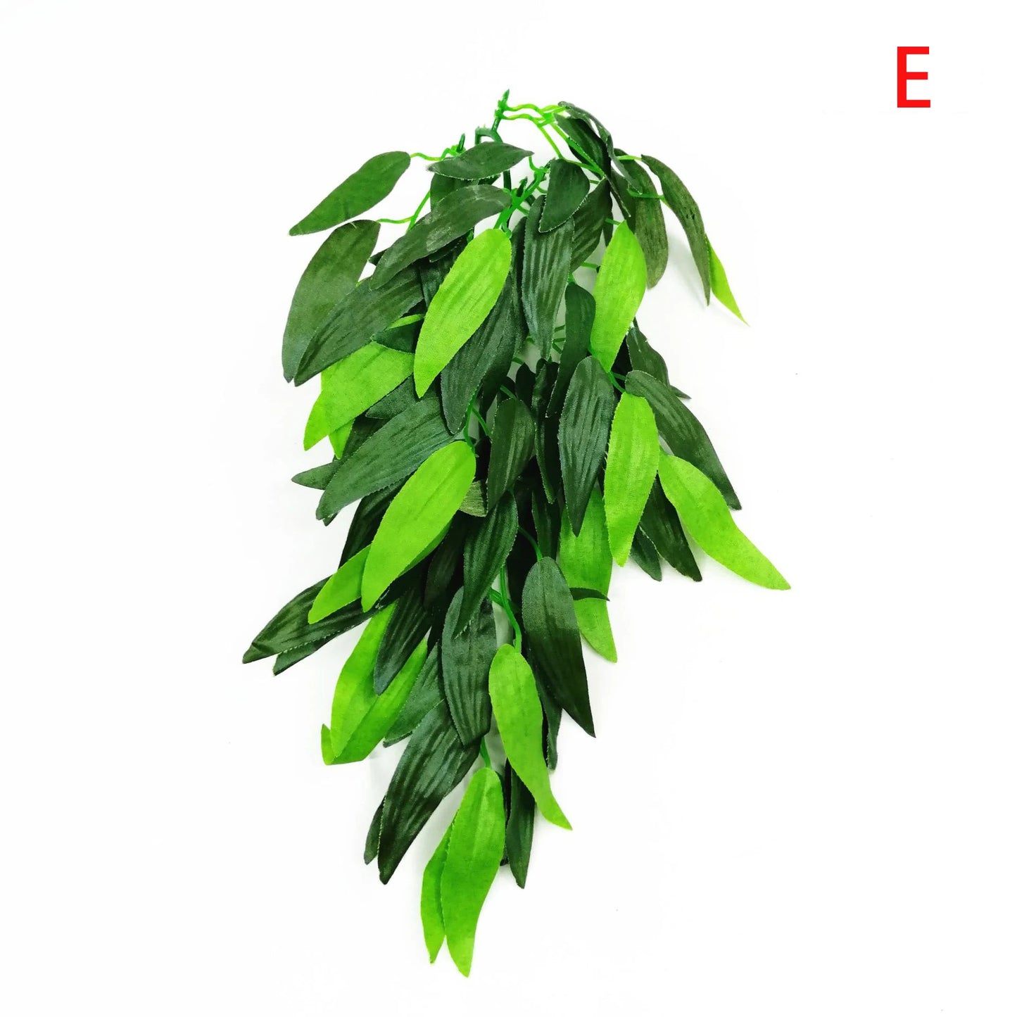Plant Terrarium Reptile Hide Amphibian Decoration Pet Tank Hanging Leaves