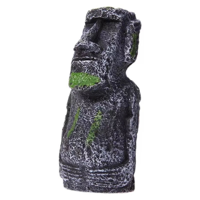 1Pcs Resin Aquarium Decoration Fish Tank Ancient Antique Roman Statue Ornament/Reptile/amphibian or Inverts