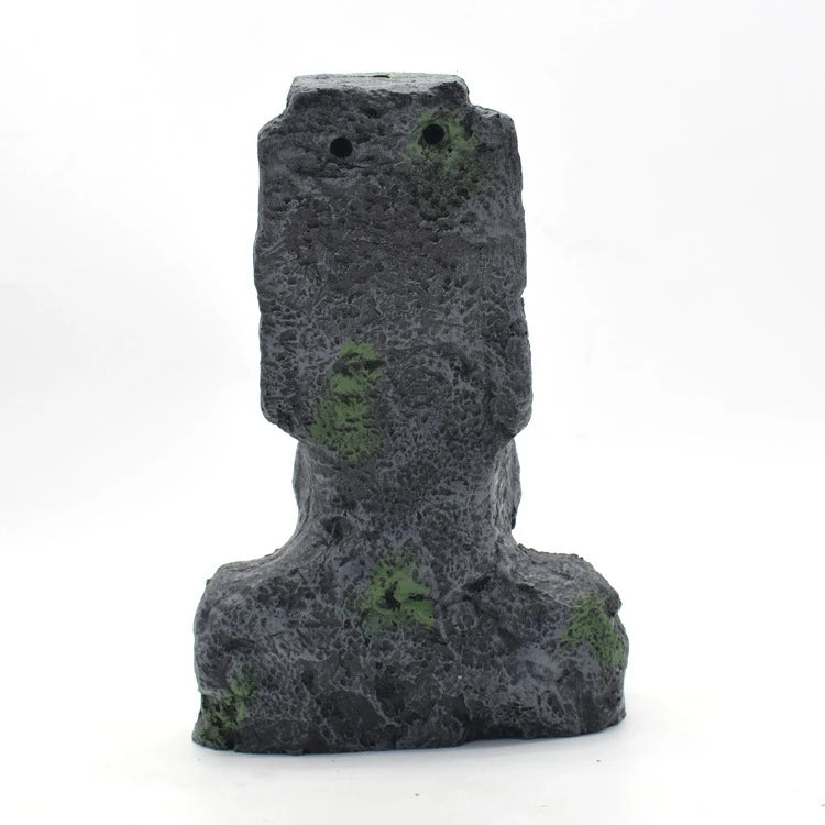 1Pcs Resin Aquarium Decoration Fish Tank Ancient Antique Roman Statue Ornament/Reptile/amphibian or Inverts