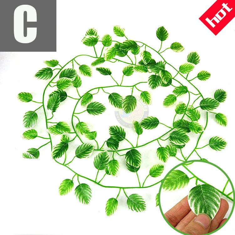 Reptile Landscaping Vine Fake Branches Rainforest