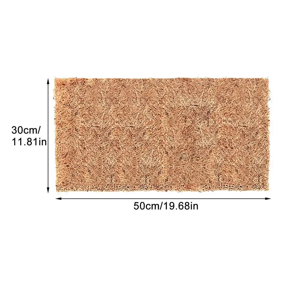 Reptile Carpet Natural Coconut Fiber Coir Tortoise Mat For Pet Terrarium Liner Reptile Supplie Lizard Snake Gardening Pot Carpet