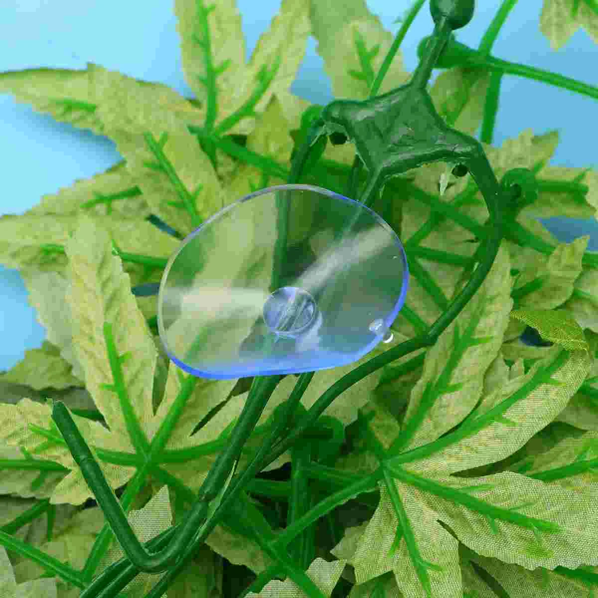 Fake Vines for Reptiles Fake Plants for Reptiles Reptile Plants for Terrarium with Suction Cups Suction Cup Plants for Reptiles