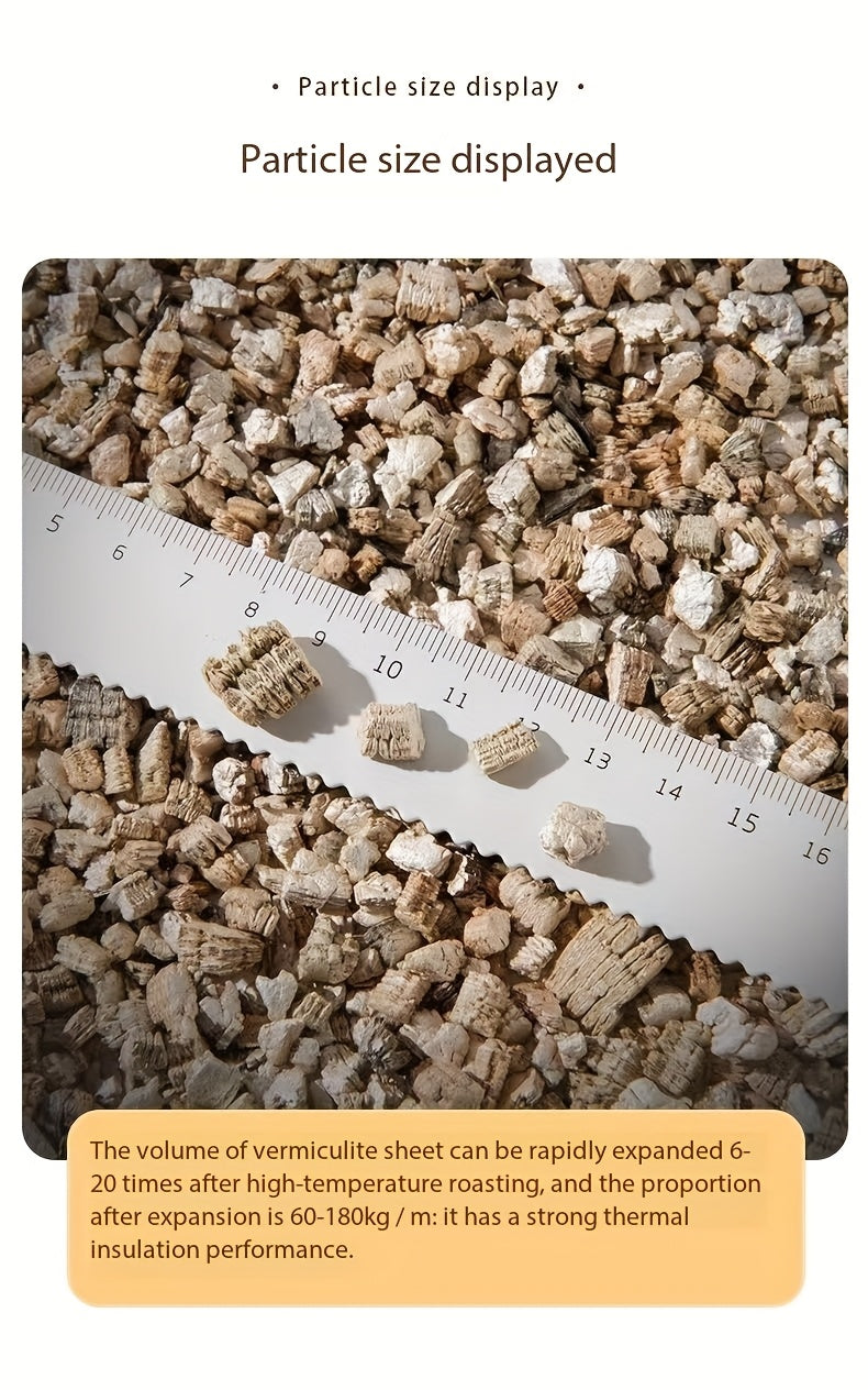 Natural Stone Reptile Hatching substrate Lizards, Tortoises, Snakes - High-Temp Insulation, Ventilation & Humidity Control, Sterile Incubation Bedding for Reptile Care