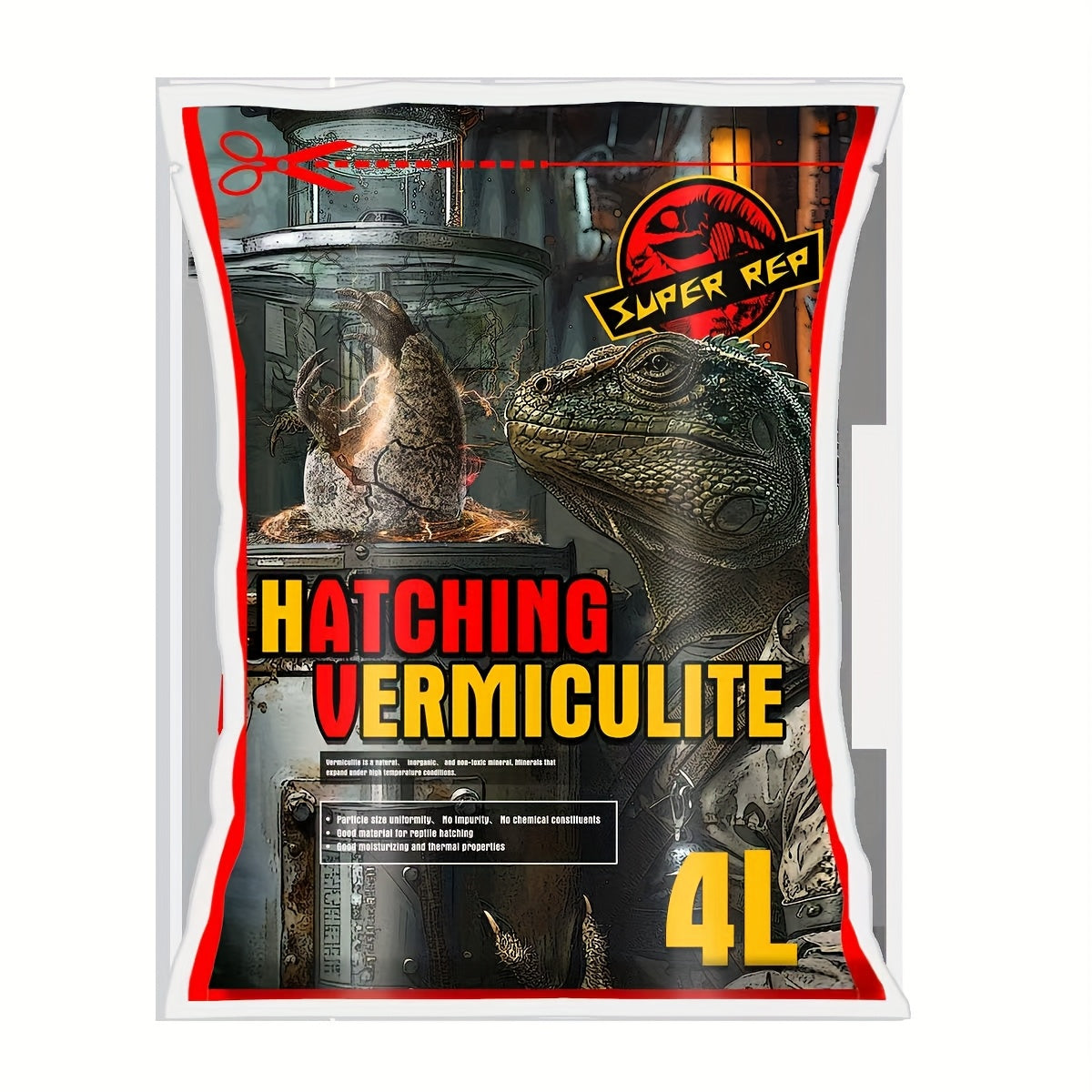 Natural Stone Reptile Hatching substrate Lizards, Tortoises, Snakes - High-Temp Insulation, Ventilation & Humidity Control, Sterile Incubation Bedding for Reptile Care