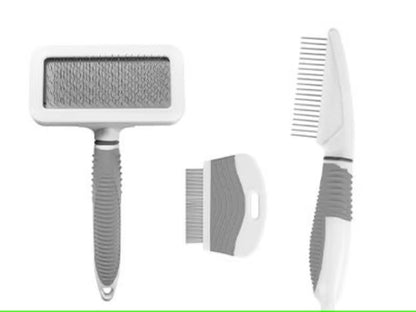 3 piece pet grooming kit
