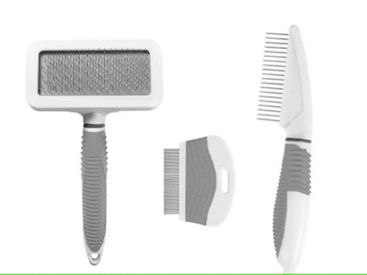 3 piece pet grooming kit