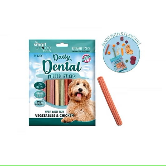 Daily Dental Puffed flavour sticks 24