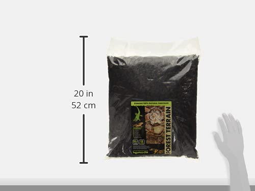 Komodo Forest Terrain Orchid Bark Chips, 12 Litre, Natural Terrain for Reptiles, Orchid Bark Chips, Bark Chips for Reptiles, Reptile Terrain, Reptile Bedding, Large Orchid Bark Chips