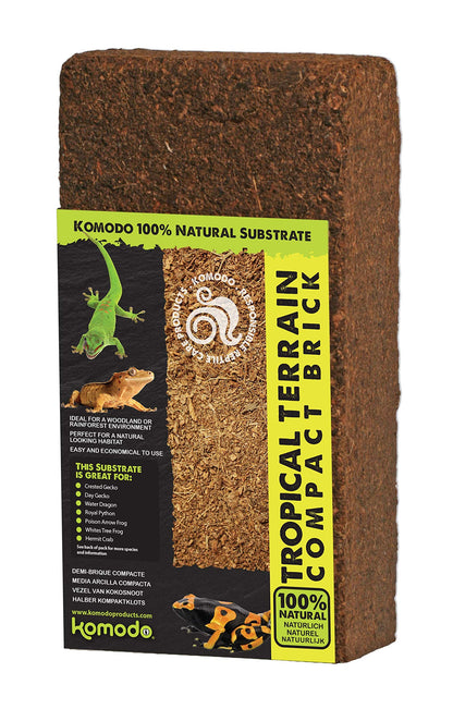 Komodo Forest Terrain Orchid Bark Chips, 12 Litre, Natural Terrain for Reptiles, Orchid Bark Chips, Bark Chips for Reptiles, Reptile Terrain, Reptile Bedding, Large Orchid Bark Chips