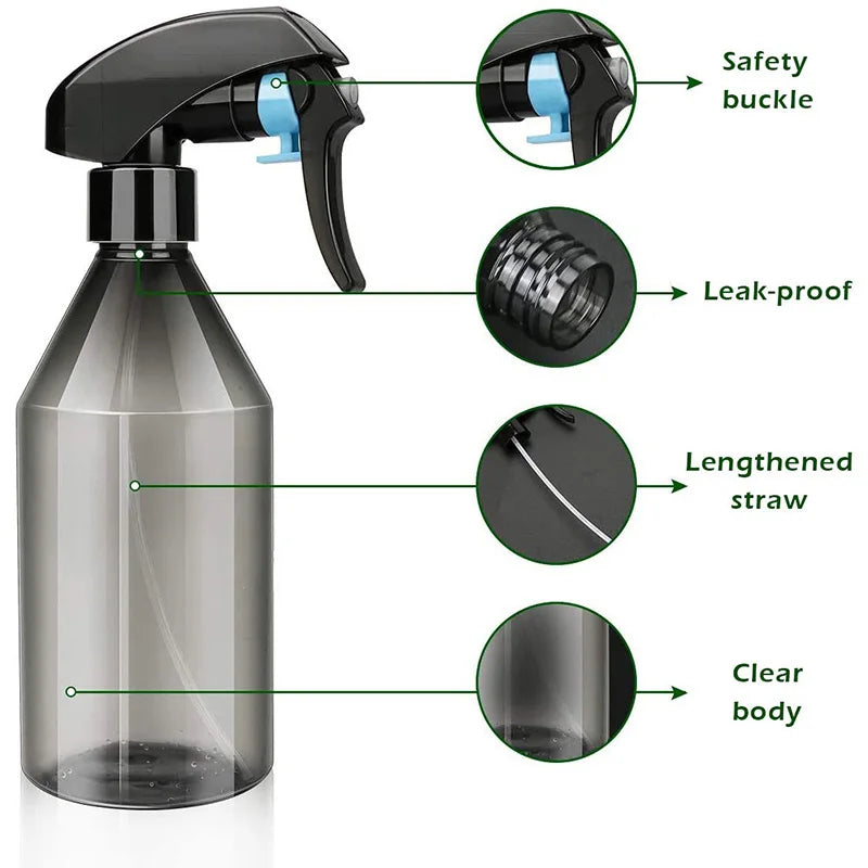 10oz Plant Mister Water Spray Bottle Fine Mist Spray Garden Flower Atomizer For Gardening Cleaning Solution Hair Care Moisturize