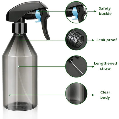 10oz Plant Mister Water Spray Bottle Fine Mist Spray Garden Flower Atomizer For Gardening Cleaning Solution Hair Care Moisturize