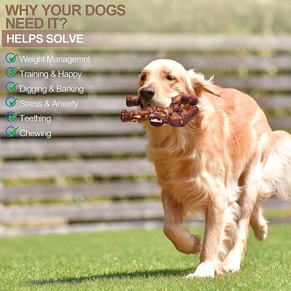 Gorilla Dog Toy Dog Chew Toy Bite-resistant Indestructible Dog Toy (Beef)