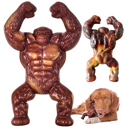 Gorilla Dog Toy Dog Chew Toy Bite-resistant Indestructible Dog Toy (Beef)