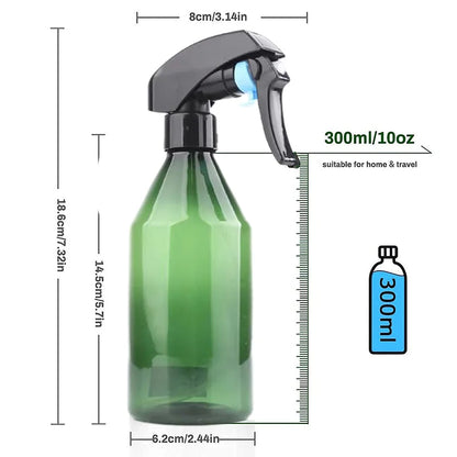 10oz Plant Mister Water Spray Bottle Fine Mist Spray Garden Flower Atomizer For Gardening Cleaning Solution Hair Care Moisturize