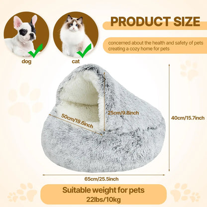 Pet Sofa Bed, Gray Color, Soft & Comfortable Cushion for Dogs and Cats, Cozy Pet Lounge with Removable Cover, for Home Use