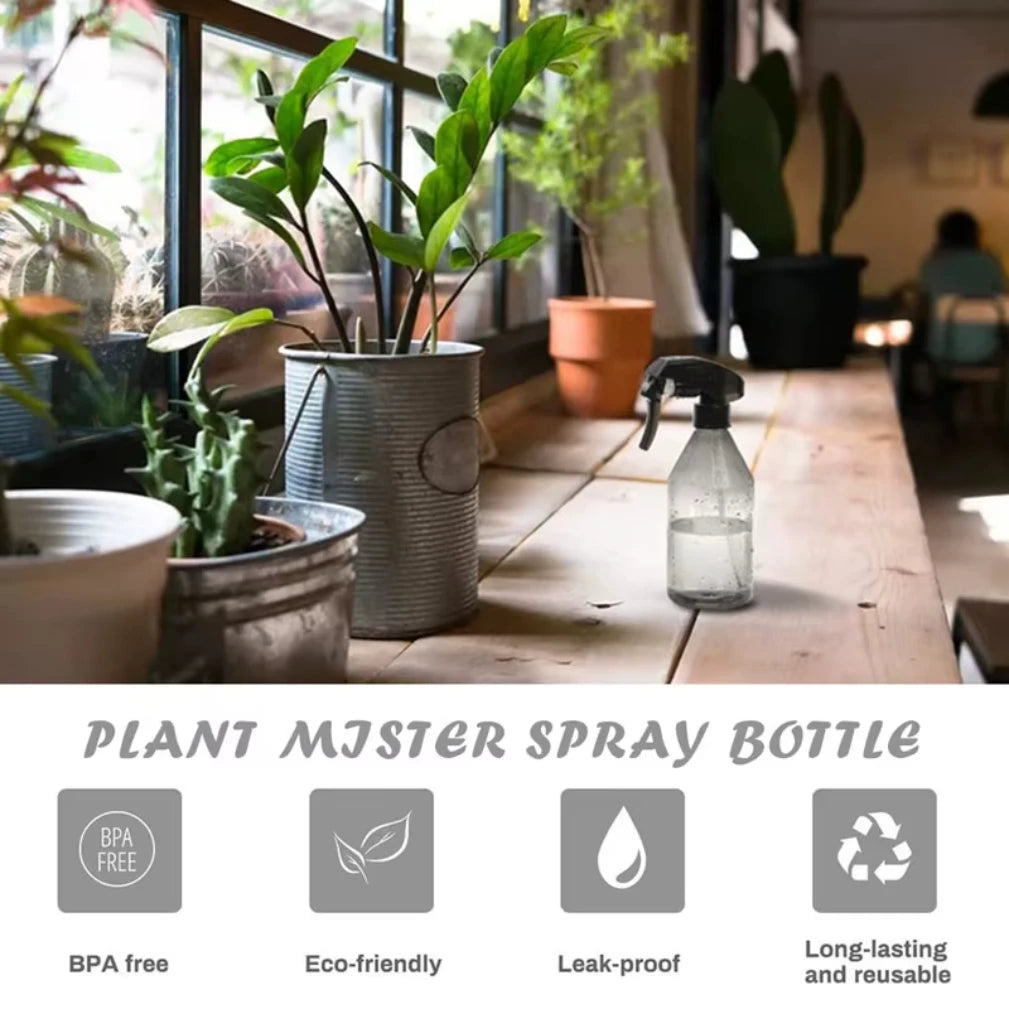 10oz Plant Mister Water Spray Bottle Fine Mist Spray Garden Flower Atomizer For Gardening Cleaning Solution Hair Care Moisturize