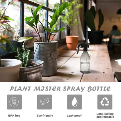 10oz Plant Mister Water Spray Bottle Fine Mist Spray Garden Flower Atomizer For Gardening Cleaning Solution Hair Care Moisturize