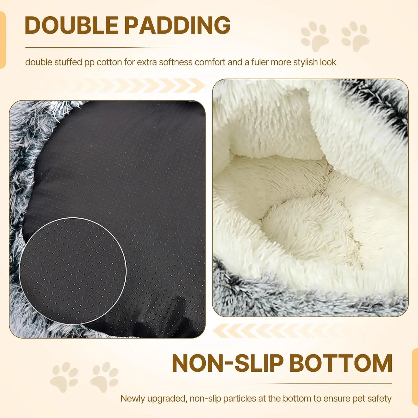 Pet Sofa Bed, Gray Color, Soft & Comfortable Cushion for Dogs and Cats, Cozy Pet Lounge with Removable Cover, for Home Use