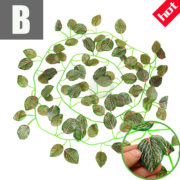 Reptile Landscaping Vine Fake Branches Rainforest