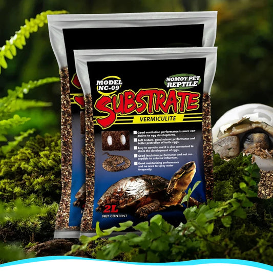 2/4L Perlite Vermiculite Egg Incubation medium ,Garden Potting Soil Mix Media Reptile Breeding Accessories