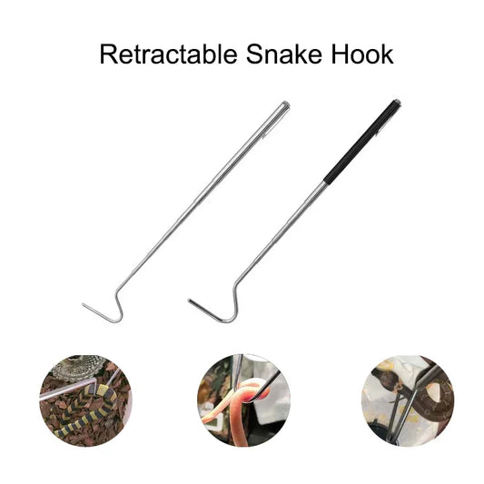 Snake Hook Retractable Professional Snake Catching hook Stainless Steel Hook