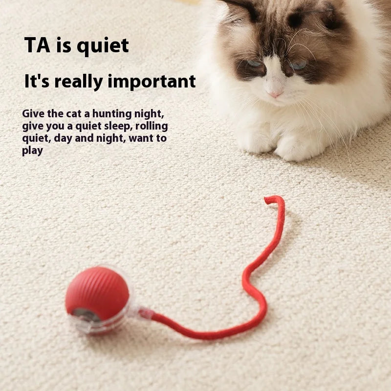 Rechargeable Cat  or Dog Toy Smart Pet Interaction Automatic Rolling Ball  (UK )