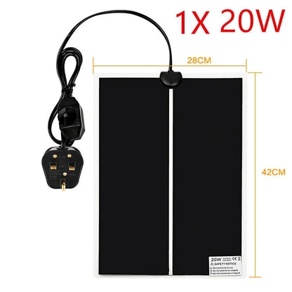 Reptile Vivarium Heat Mat Heating Warm Heater Pad With Thermostat Controller UK