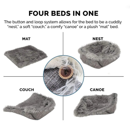 Cat Bed  Washable Cat Beds for Indoor Cats  Pet Bed Innovative Design  Safe Warming Comfortable Sleeping Surface Suitable