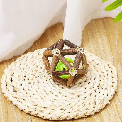 Cat Mint Cat Mint Ball Wooden Reynoutria multiflora Cat Pet Cat Mint Toys Health Mix Multi Color Tooth Grinding Stick Safety Cat