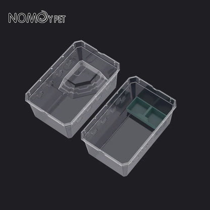 Reptile Breeding Feeding Box Transparent  Insect Rearing Hatching Containers Habitat Cage Inverts,Hatchling colubrids
