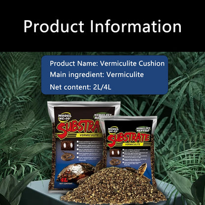 2/4L Perlite Vermiculite Egg Incubation medium ,Garden Potting Soil Mix Media Reptile Breeding Accessories