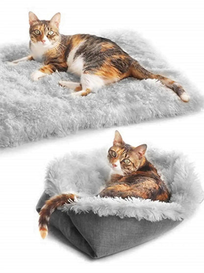 Cat Bed Washable Cat Beds for Indoor Cats Safe Warming Comfortable Sleeping Surface Suitable for All Seasons