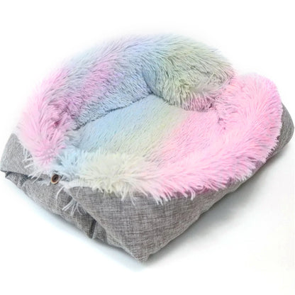 Cat Bed  Washable Cat Beds for Indoor Cats  Pet Bed Innovative Design  Safe Warming Comfortable Sleeping Surface Suitable