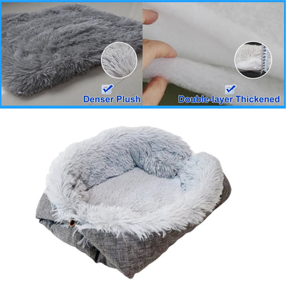 Cat Bed  Washable Cat Beds for Indoor Cats  Pet Bed Innovative Design  Safe Warming Comfortable Sleeping Surface Suitable
