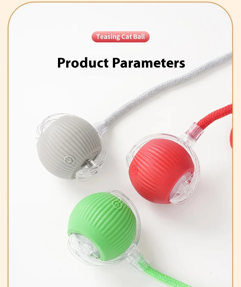 Rechargeable Cat  or Dog Toy Smart Pet Interaction Automatic Rolling Ball  (UK )