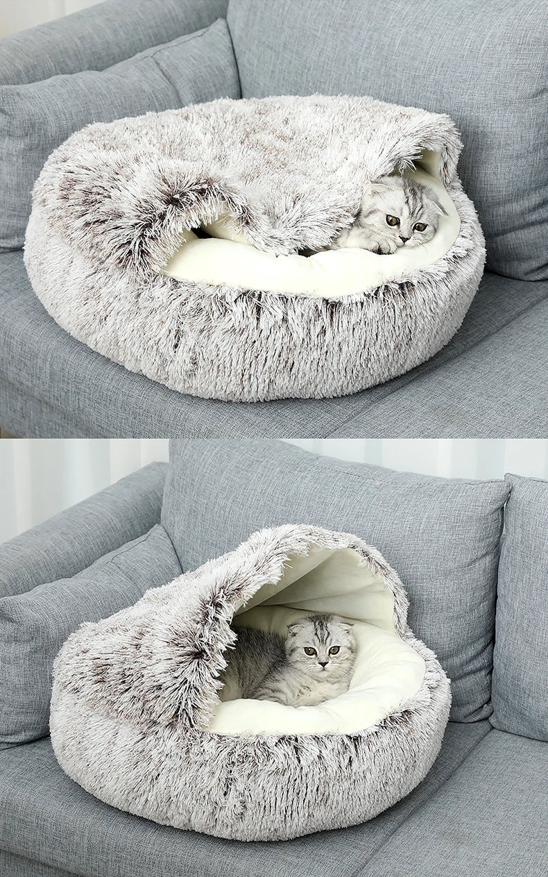 Pet Sofa Bed, Gray Color, Soft & Comfortable Cushion for Dogs and Cats, Cozy Pet Lounge with Removable Cover, for Home Use