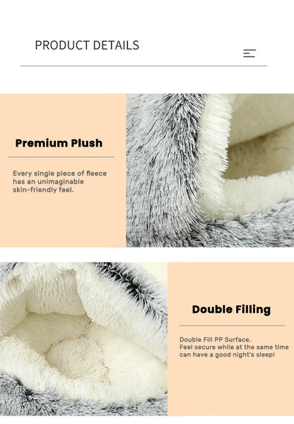 Pet Sofa Bed, Gray Color, Soft & Comfortable Cushion for Dogs and Cats, Cozy Pet Lounge with Removable Cover, for Home Use