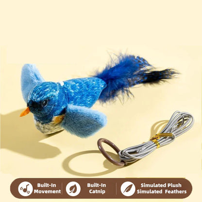 Cat Toys For Indoor Cats Interactive Cat Toy Realistic Bird Sound Cat Toy Plush FREE UK Shipping