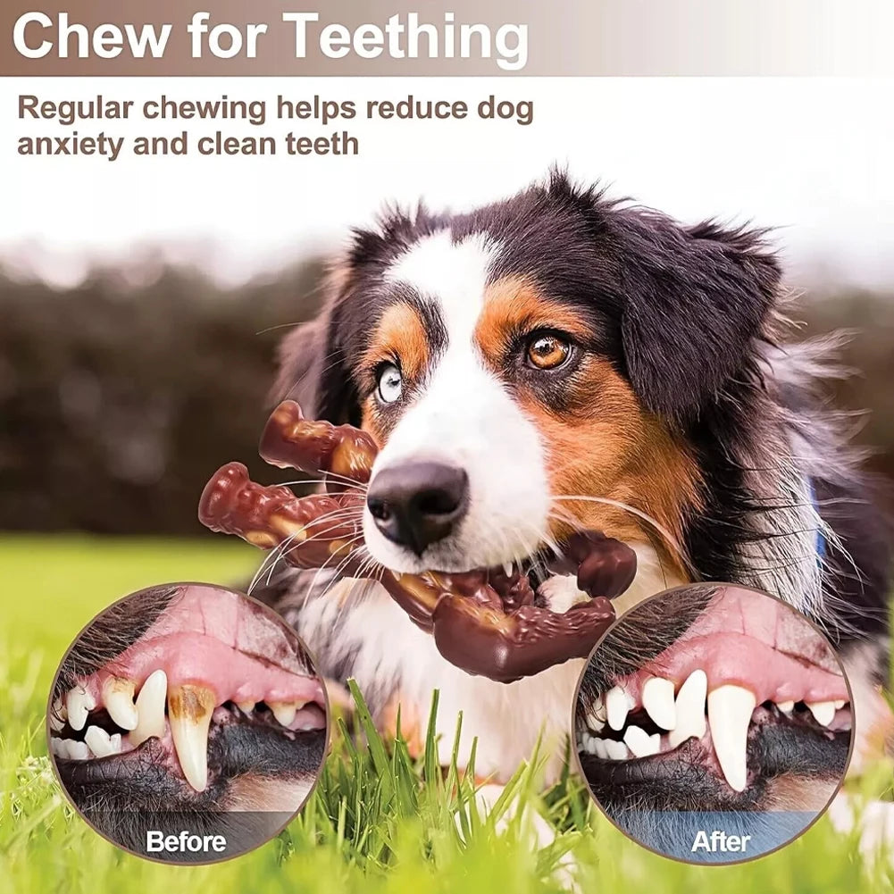 Gorilla Dog Toy Dog Chew Toy Bite-resistant Indestructible Dog Toy (Beef)