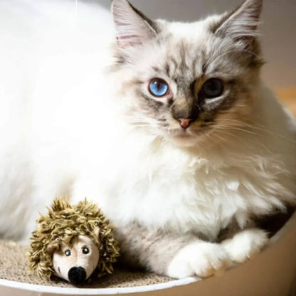 Lifelike Chirping Hedghog Cat Interactive Toy Sound Simulated Indoor Exercise Fun