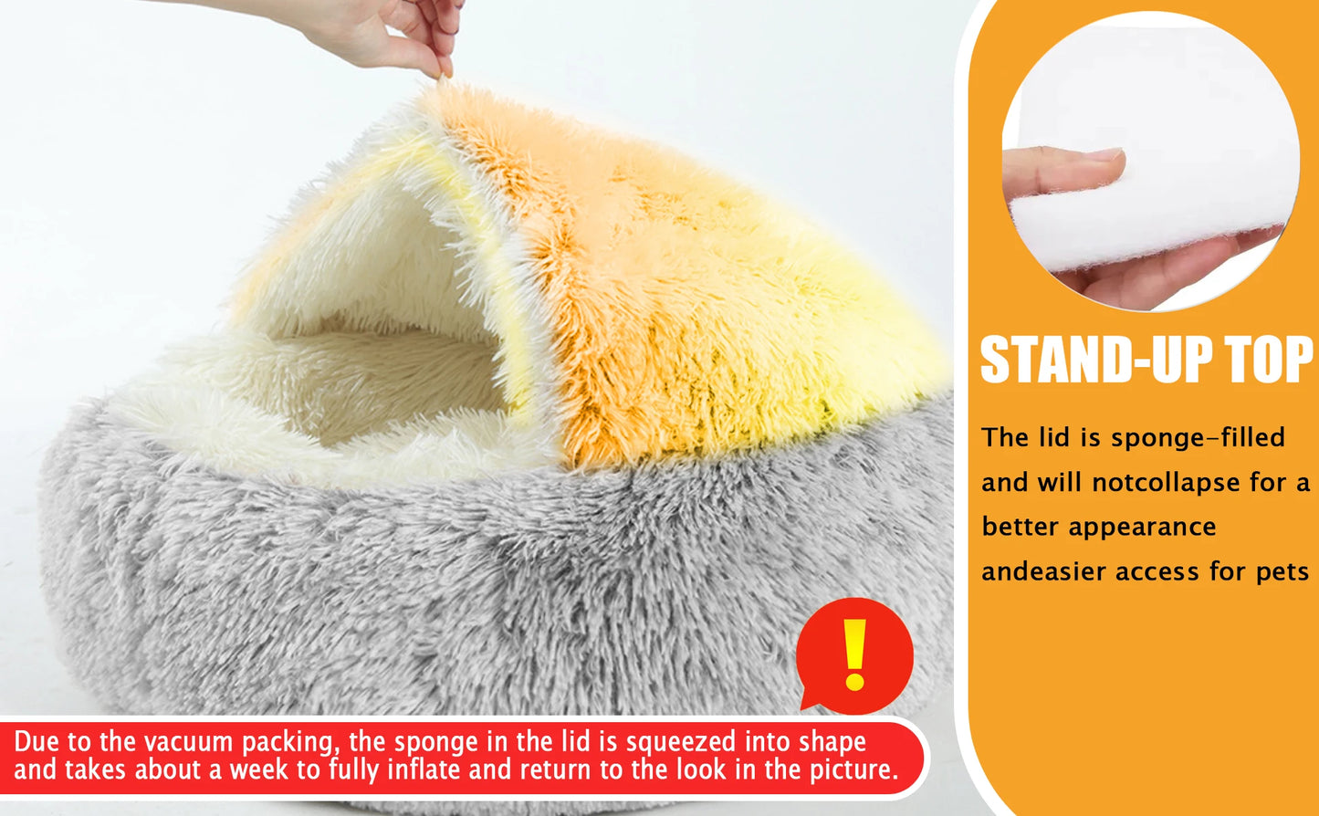 Pet Sofa Bed, Gray Color, Soft & Comfortable Cushion for Dogs and Cats, Cozy Pet Lounge with Removable Cover, for Home Use
