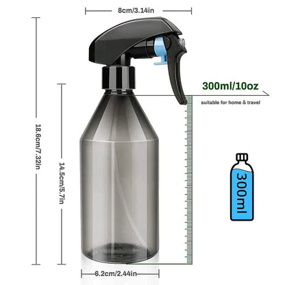 10oz Plant Mister Water Spray Bottle Fine Mist Spray Garden Flower Atomizer For Gardening Cleaning Solution Hair Care Moisturize