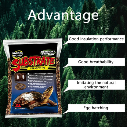 2/4L Perlite Vermiculite Egg Incubation medium ,Garden Potting Soil Mix Media Reptile Breeding Accessories